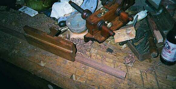 Grooving the posts for the glass