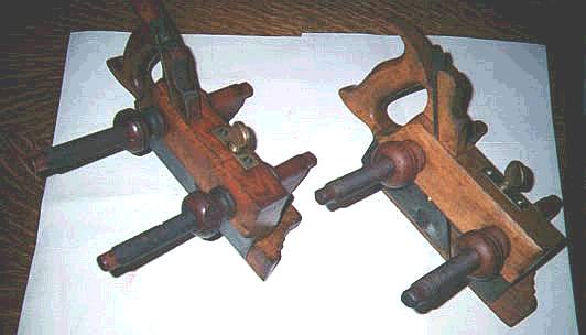 Two cleaned plow planes