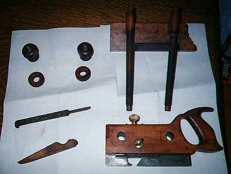 Plow plane prior to assembly