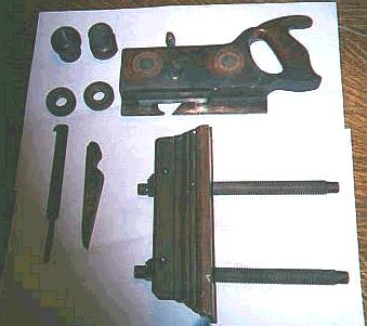 Disassembled plane - before cleaning